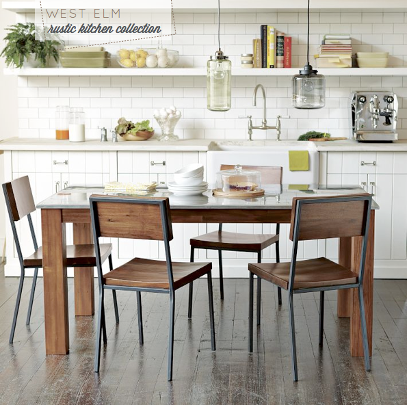 West Elm: Modern Meets Rustic-Industrial Kitchen - Bright ...