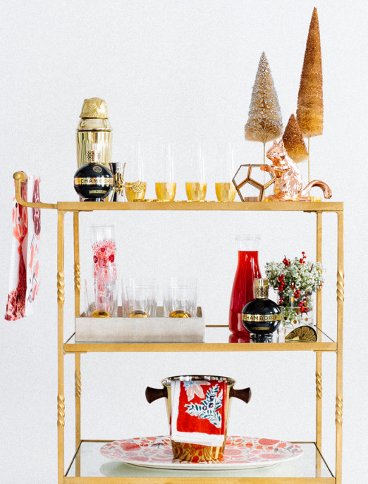 Festive Fiesta! How To Style A Holiday Bar Cart - Bright Bazaar By Will 