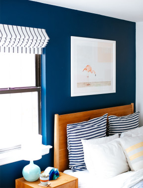 #BBbrownstone Bedroom Makeover No.2: Bold Blues - Bright Bazaar By Will ...