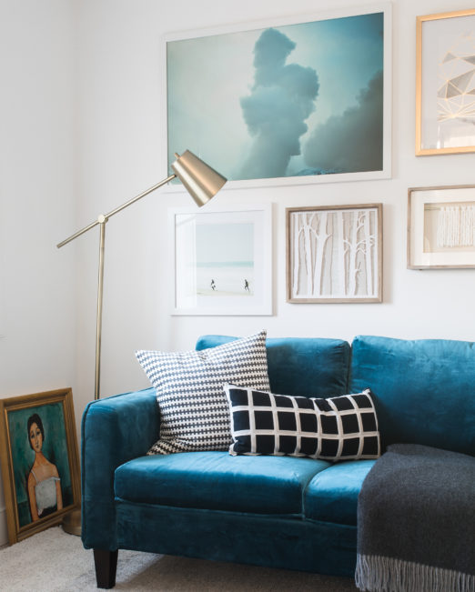 The Perfect Small Space Sofa – And How To Style It - Bright Bazaar by ...