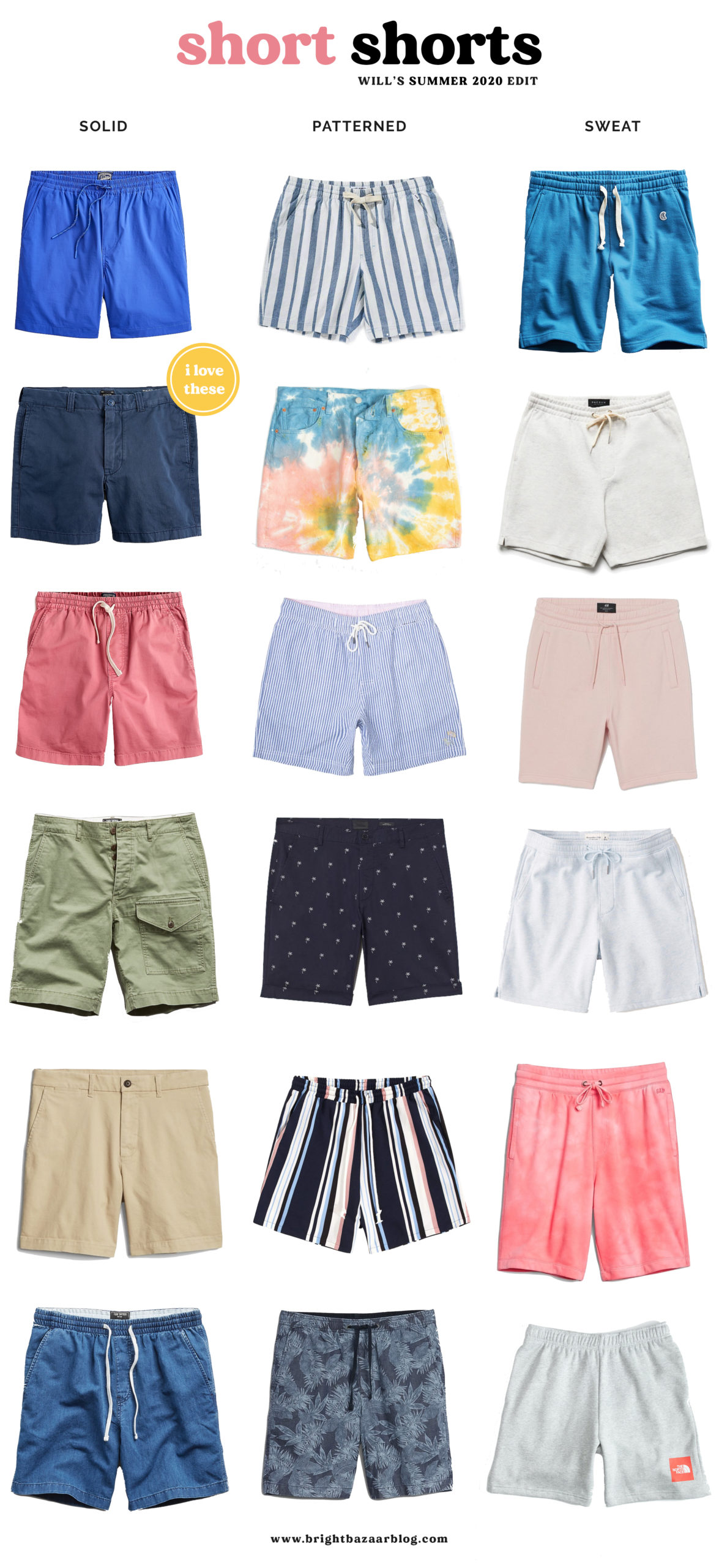 mens-short-shorts-1 - Bright Bazaar by Will Taylor