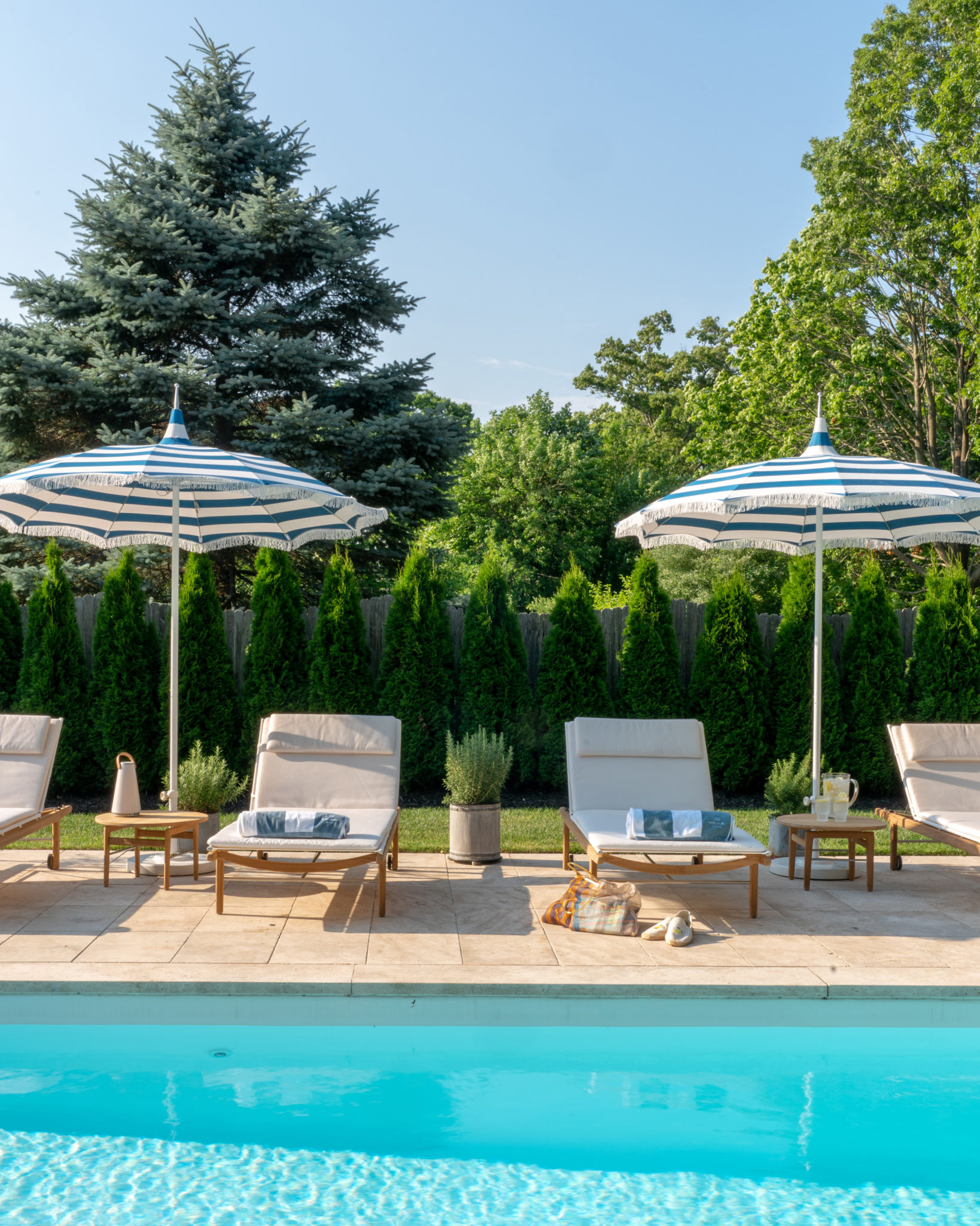 Poolside Updates For Summer 2020 Bright Bazaar By Will Taylor   Modern Pool Loungers Design Within Reach 4 1638x2048 