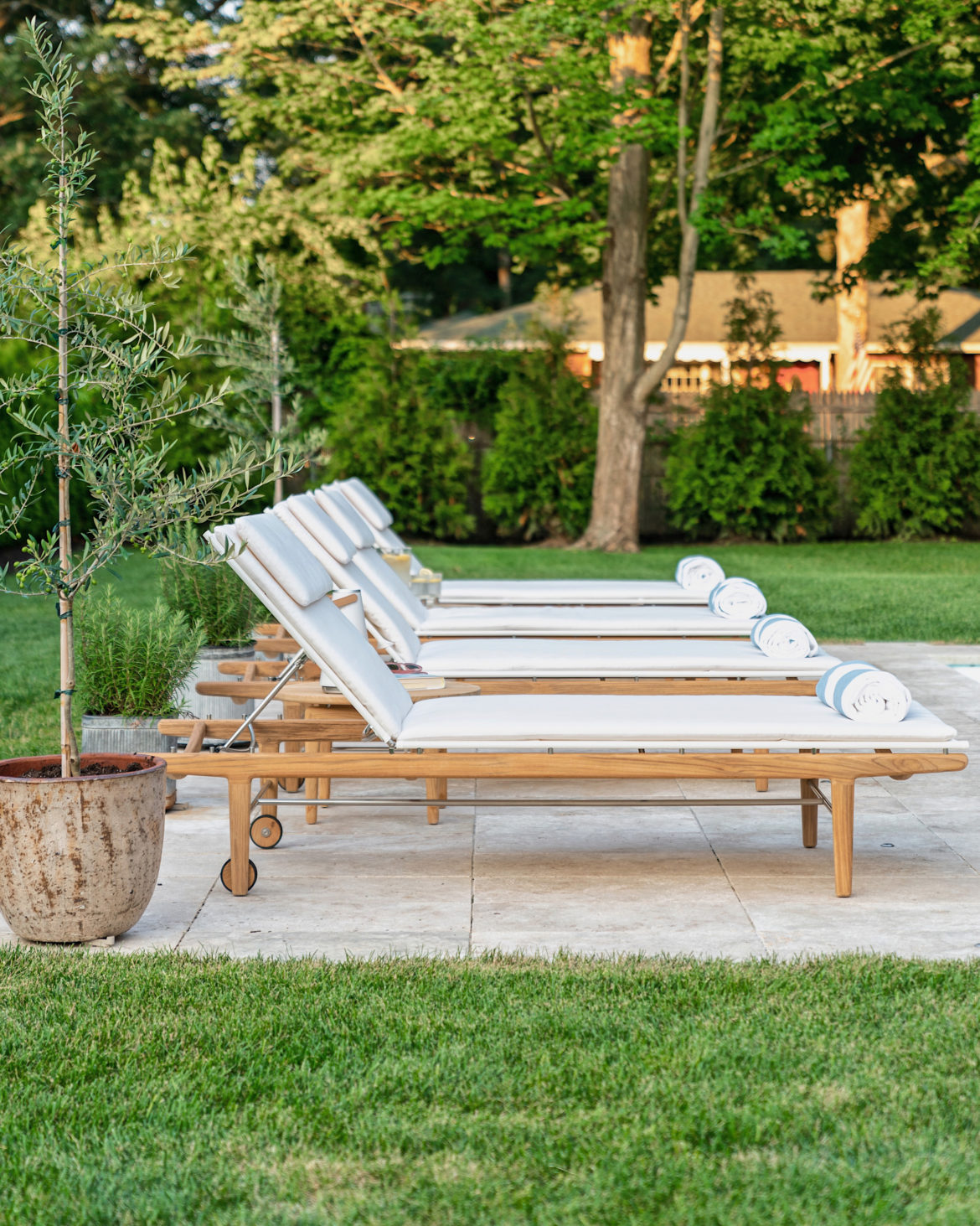 Poolside Updates For Summer 2020 Bright Bazaar By Will Taylor   Modern Pool Loungers Design Within Reach 9 1170x1463 