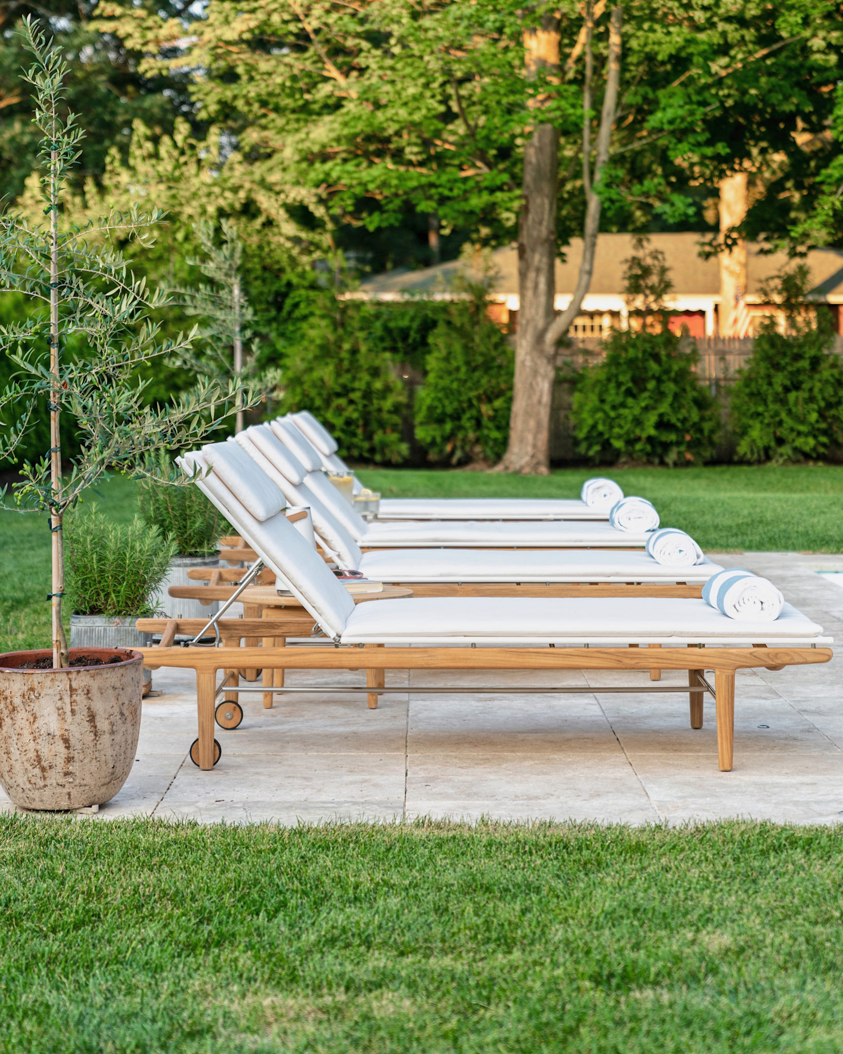 Poolside Updates For Summer 2020 Bright Bazaar By Will Taylor   Modern Pool Loungers Design Within Reach 9 1638x2048 