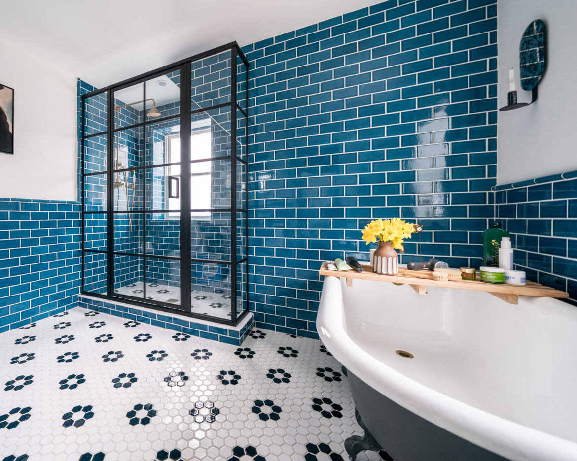 Ensuite Bathroom: Before and After - Bright Bazaar by Will Taylor