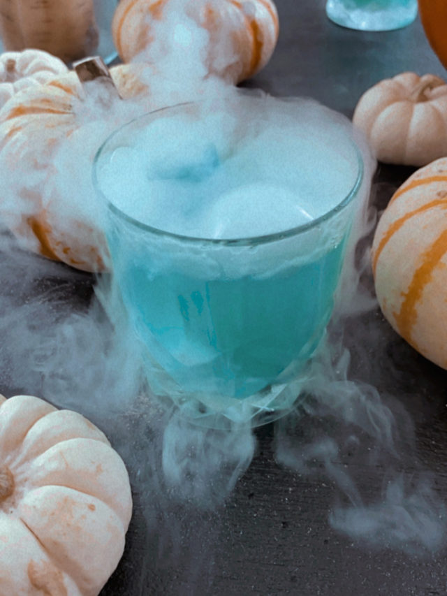 Shocking Halloween Green Cocktail